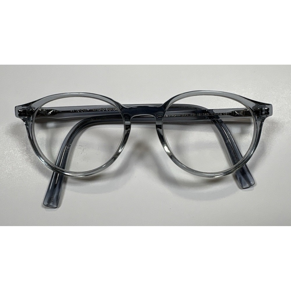 Warby Parker Eyeglasses Watts M 371 Pacific Crystal FRAMES‎ ONLY 49-18-145